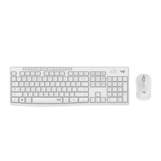 Logitech MK295 Silent Touch Keyboard + Maus, Weiß, Neu