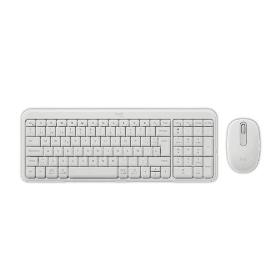 Logitech MK250 kabellose Tastatur und Maus weiß