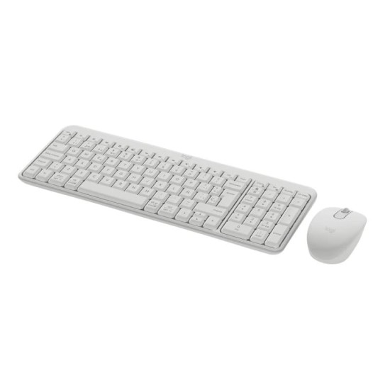 Logitech MK250 kabellose Tastatur und Maus weiß