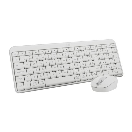 Logitech MK250 kabellose Tastatur und Maus weiß