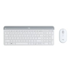 Logitech MK470 Kabellose Tastatur und Maus Weiß