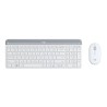 Logitech MK470 Kabellose Tastatur + Maus, Weiß, Neu
