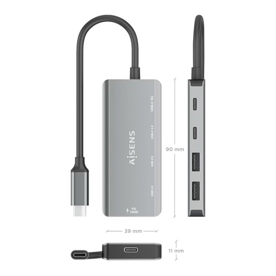 USB-Hub Aisens A109-0945 Mehrfach-USB-Anschluss