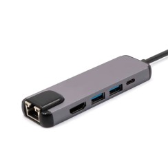 USB-C-Hub GLO-904202722 HDMI USB RJ45 Ethernet