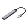 USB-HUB Aisens A106-0540, 4 USB 3.0-Buchsen, Grau, 10 cm