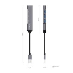 USB-Hub Aisens A106-0540 USB-Multiport