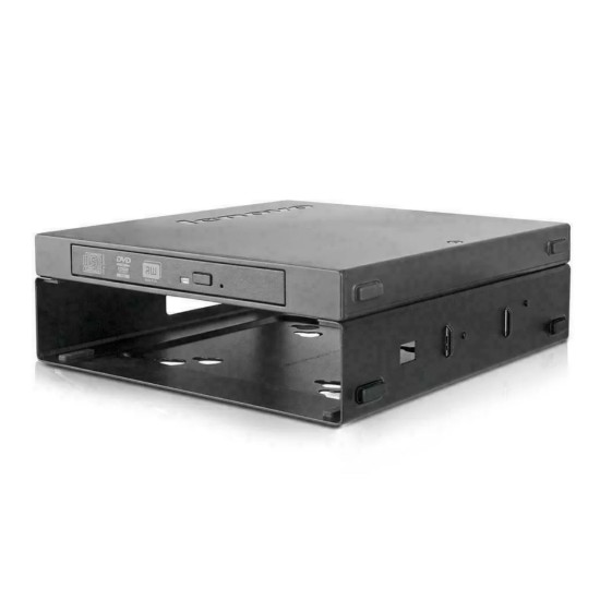 Lenovo Thinkcentre Tiny Vesa-Halterung + DVD-Laufwerk, Schwarz, A+