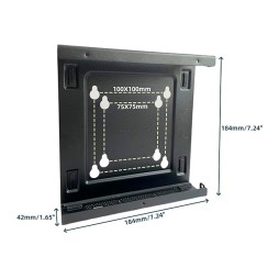 Lenovo Thinkcentre Tiny Vesa-Halterung, Schwarz, A+