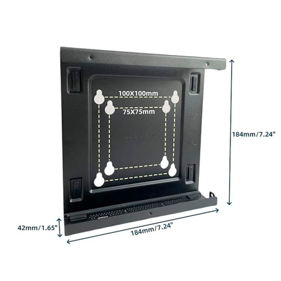 Lenovo Thinkcentre Tiny Vesa-Halterung, Schwarz, A+