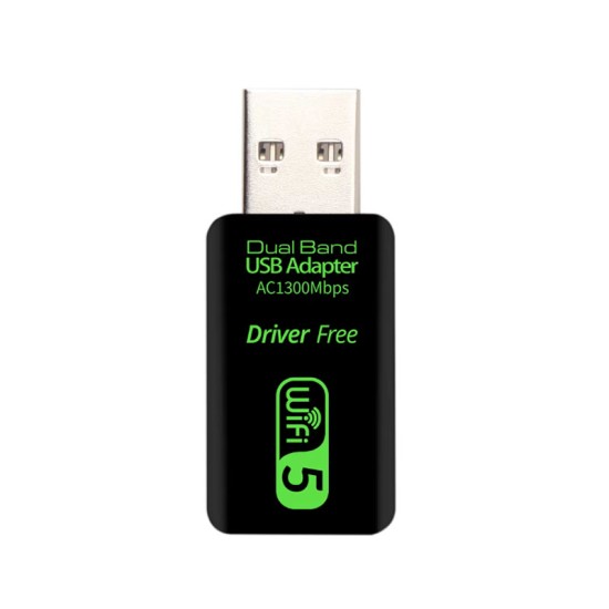 Adaptador USB-WLAN AC1300 Dual Band · 5 GHz Hohe Geschwindigkeit