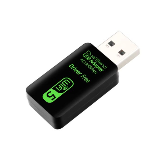 Adaptador USB-WLAN AC1300 Dual Band · 5 GHz Hohe Geschwindigkeit