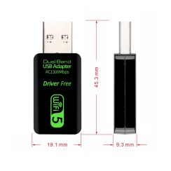 Adaptador USB-WLAN AC1300 Dual Band · 5 GHz Hohe Geschwindigkeit