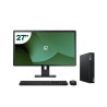 Pack Lenovo M80q Tiny i5 10500T 8GB SSD 256GB + LCD 27" + Tastatur und kabellose Maus + WiFi