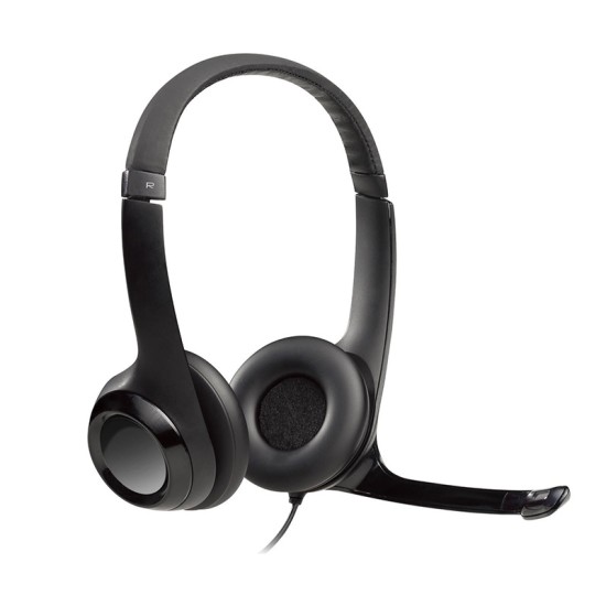 Logitech H390 USB mit Mikrofon Schwarz · Premium-Kopfhörer