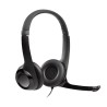 Logitech H390 Kopfhörer mit Mikrofon, Schwarz