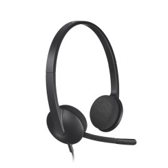 Logitech H340 USB mit Mikrofon Schwarz · Stereo-Headset