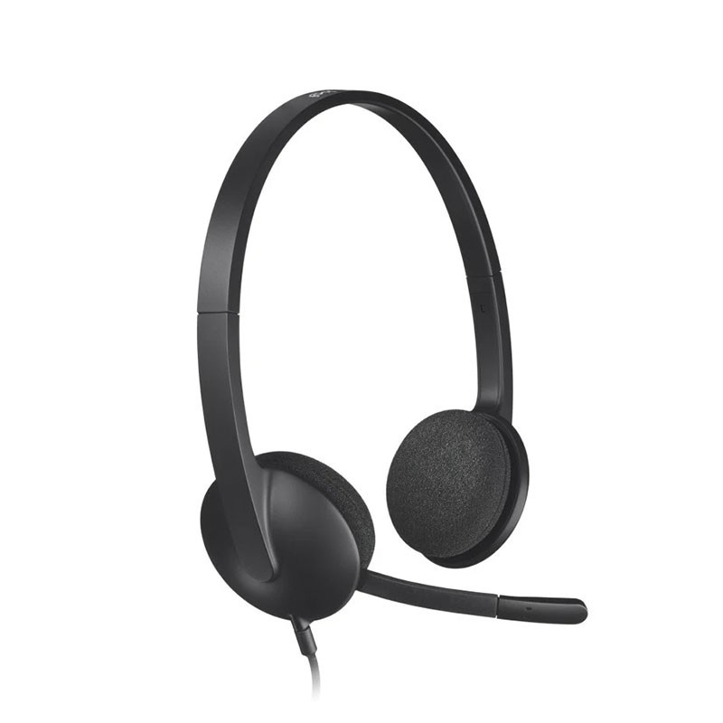 Logitech H340 USB mit Mikrofon Schwarz · Stereo-Headset