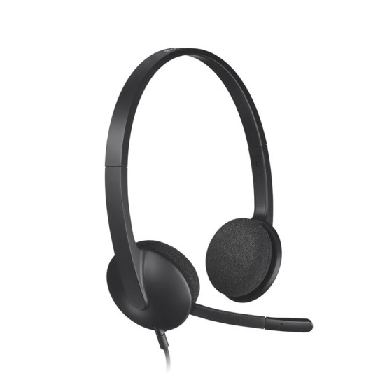 Logitech H340 USB mit Mikrofon Schwarz · Stereo-Headset