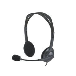Logitech H111 mit Mikrofon Schwarz · Stereo-Headset