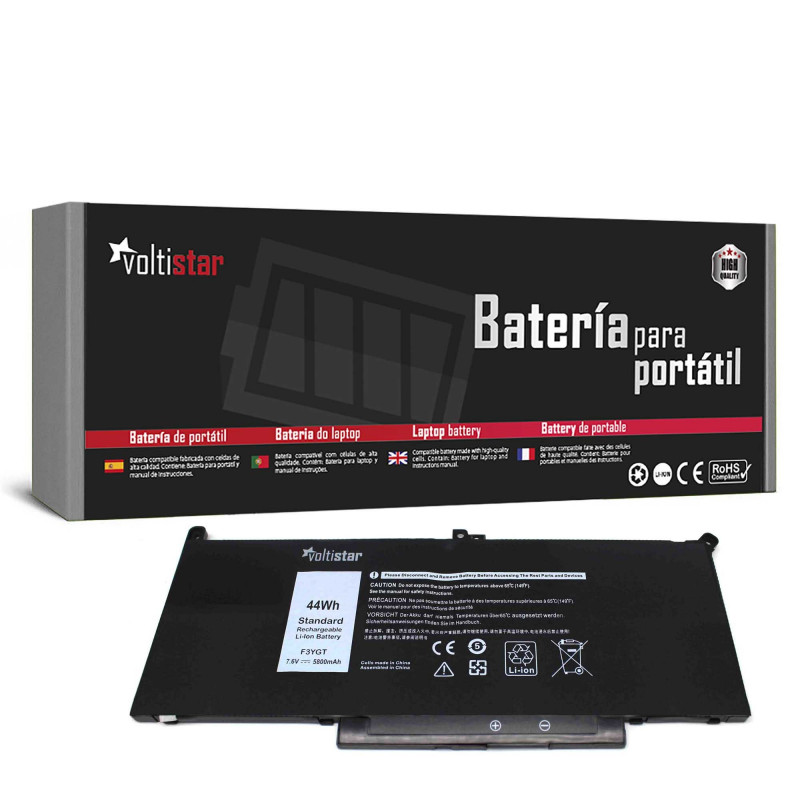DELL LATITUDE 7280 7290 7380 7380 7390 7480 7480 7490 F3YGT DM3WC MYJ96 2X39G DWX9J 7.6V LAPTOP AKKU