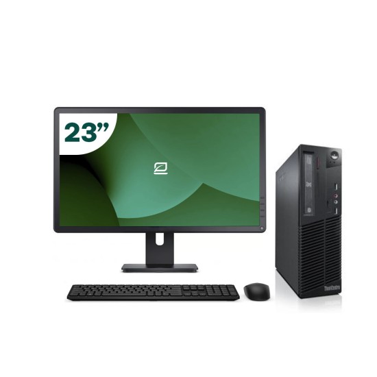 Pack ¡¡OUTLET!! Lenovo M72E SFF i3 2120 + Monitor 23" + Tastatur/Maus + WiFi USB