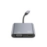 USB-C zu HDMI Konverter, USB-C 3.0 Splitter 3-in-1 Kompatibel, 4K, PD, Schnellladung, Neu