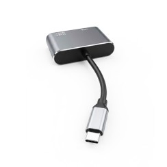 USB-C zu HDMI Konverter, USB-C 3.0 Splitter 3-in-1 Kompatibel, 4K, PD, Schnellladung, Neu