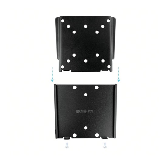Soporte für Wandmontage TooQ LP1023F-B für Monitor 10" bis 27" VESA Universal