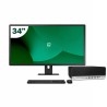Pack HP 600 G4 SFF i5 8500 8GB SSD 256GB + LCD 34" + Tastatur und kabellose Maus + WiFi