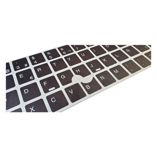 Kit Tastaturaufkleber Spanisch HP · UV-Hintergrund · ANSI und ISO