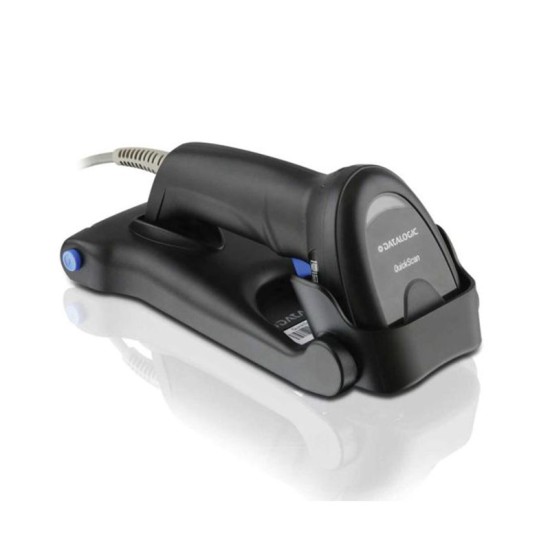 Lager-Barcode-Scanner Datalogic QuickScan QW2520-BKK1 mit Halterung STD-QW25-BK