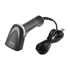 Lector für Barcodes Eyoyo EY-H1 mit schwarzem Ständer