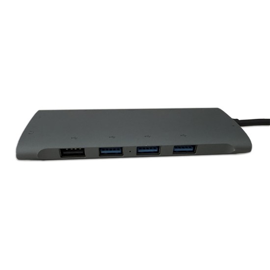 Hub USB Typ C 10-in-1 mit HDMI, VGA, RJ45 Gigabit