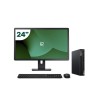 Pack Lenovo M70q Tiny i5 10500T 16GB SSD 256GB + LCD 24" + Tastatur und kabellose Maus + WiFi