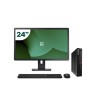 Pack Lenovo P340 Tiny i5 10500T 8GB SSD 256GB + LCD 24" + Tastatur und kabellose Maus + WiFi