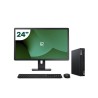 Pack Lenovo M80q Tiny i5 10500T 8GB SSD 256GB + LCD 24" + Tastatur und kabellose Maus + WiFi