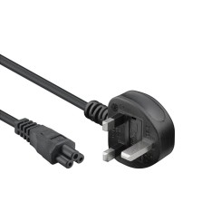 Cable de Strom Schuko auf C5 UK für Laptop