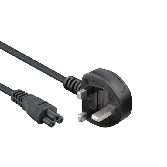 Cable de Strom Schuko auf C5 UK für Laptop