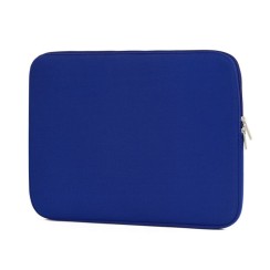 Blaue Neoprentasche für 15" und 15,6" Laptops