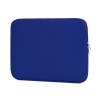 Blaue Neoprentasche für 15" und 15,6" Laptops