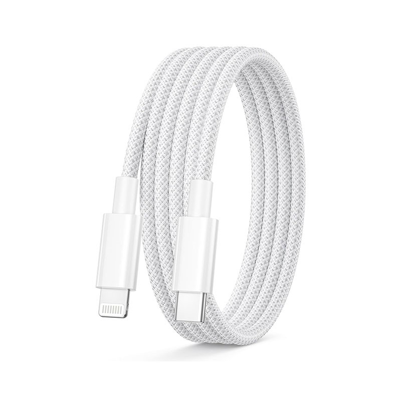 Cable USB-C auf Lightning, geflochten, 1 m | Schnellladen für iPhone