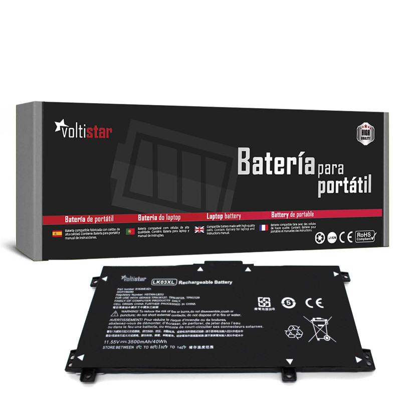 NOTEBOOK AKKU HP LK03XL LKO3XL LK03048XL LK03055XL LK03055XL 916368-421 916368-541