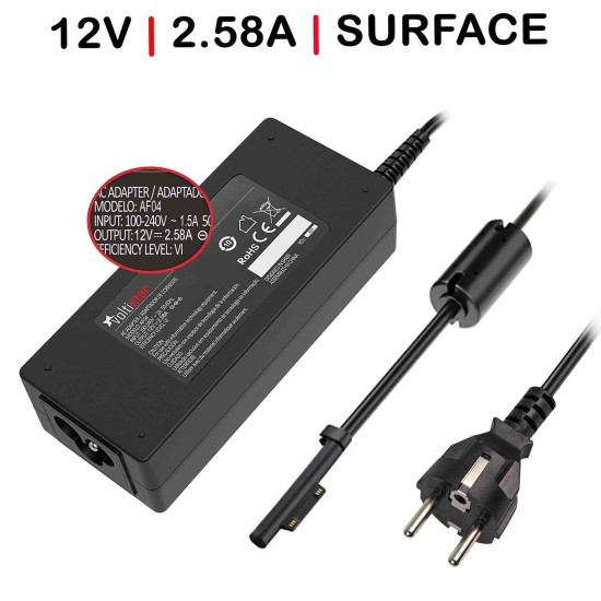 LADEGERÄT FÜR MICROSOFT SURFACE PRO 3 PRO 4 TABLET 12V 2.58A 30W