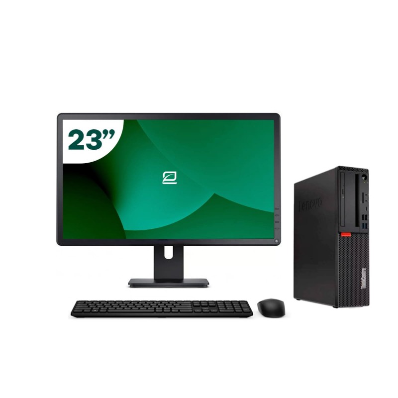 Pack Lenovo M920s SFF i5 8500 + Monitor 23" + Tastatur/Maus + WiFi USB