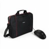 Aktentasche Esperanza ET192 + Natec RUFF 2 Black FOG Maus, Neu