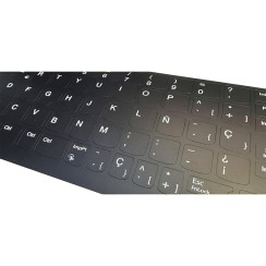 Tastatur-Aufkleber-Set Spanisch Lenovo · ANSI und ISO · Widerstandsfähiges Vinyl