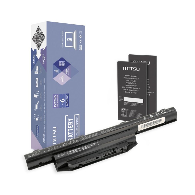Mitsu Akku für Fujitsu Lifebook Series A, Series E, Series S (4400 mAh) 11,1 V