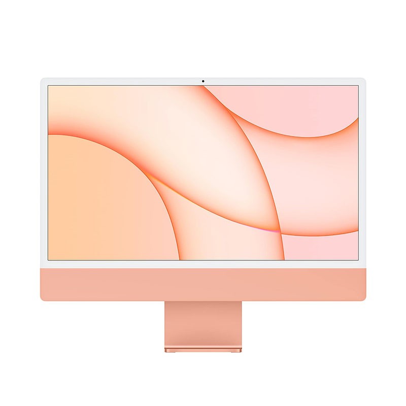 Apple iMac A2438 24" + Teclado Inglés (UK) y Ratón, M1 8 Cores, 16GB RAM, SSD 512GB, 4,5K, Naranja, A+
