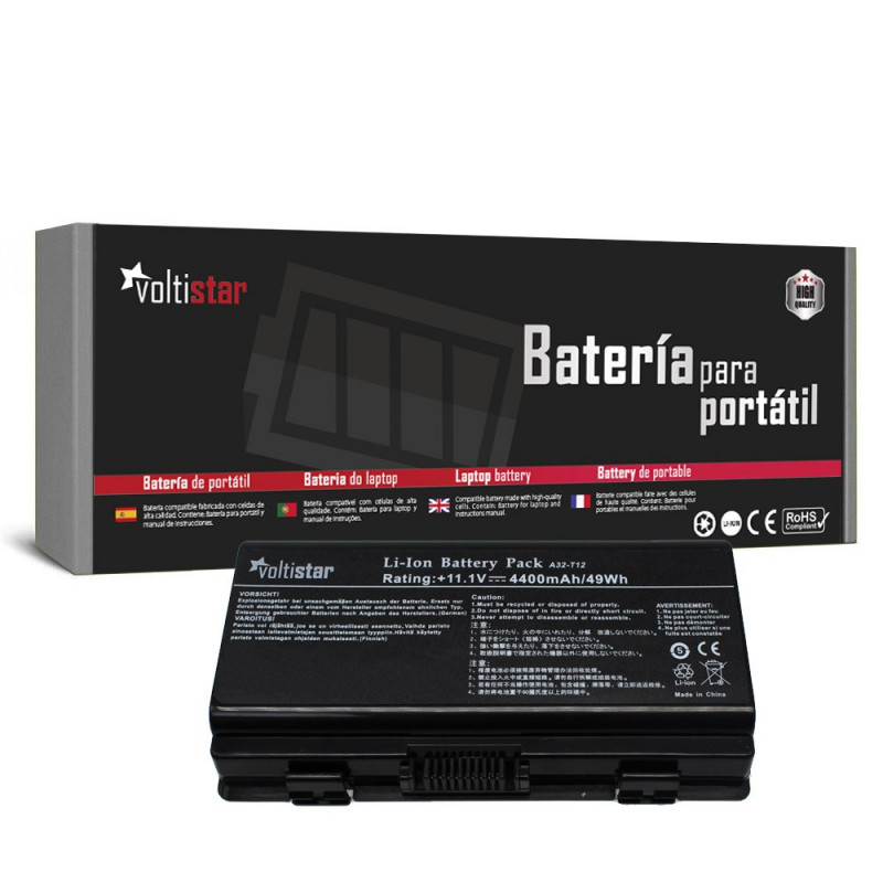 BATTERIE FÜR PACKARD BELL EASYNOTE mx52 | Asus X51 Serie und T12, T12C, T12Er, T12Fg