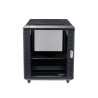 StarTech Geschlossener 12U-Rackschrank 36" für Server und Netzwerke, Schwarz